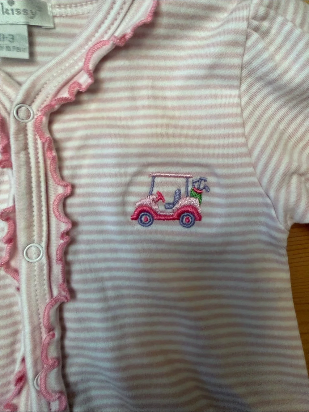 Kissy Kissy Embroidered Golf One-Piece